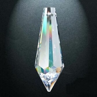 Asfour regenboogkristal druppel, 38 x 14 mm (56)